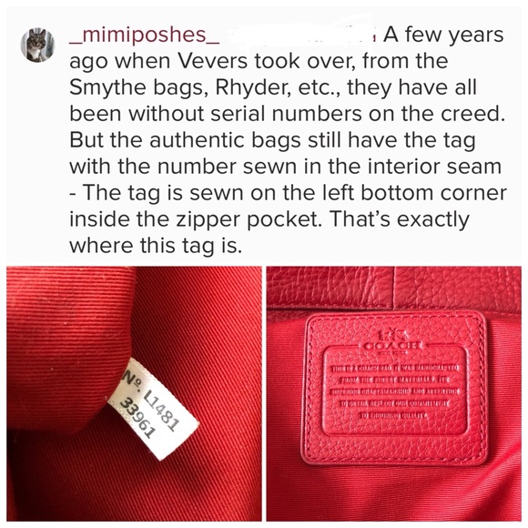 SOLD - Leather Purse/Shoulder bag/Tote | Coach - Picture 7 of 8